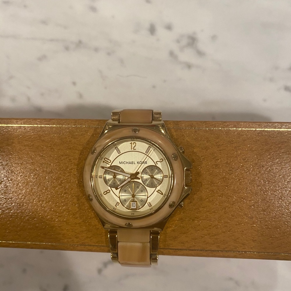 Michael Kors Tortoise Shell Watch